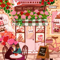 1000 Piece Puzzle - Valentine's Day Café