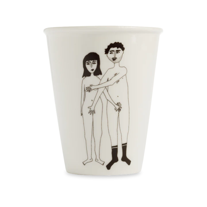 Naked couple cup