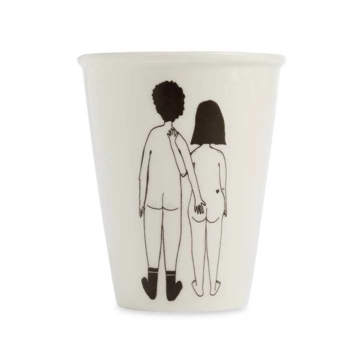 Naked couple cup (back)