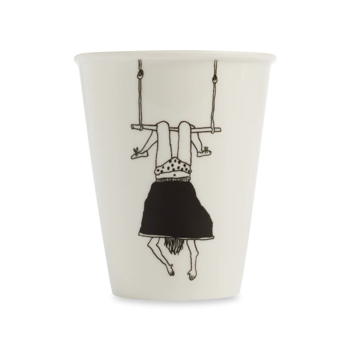 Trapeze girl cup