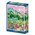 500 Piece Puzzle - Sunrise Over the Alps