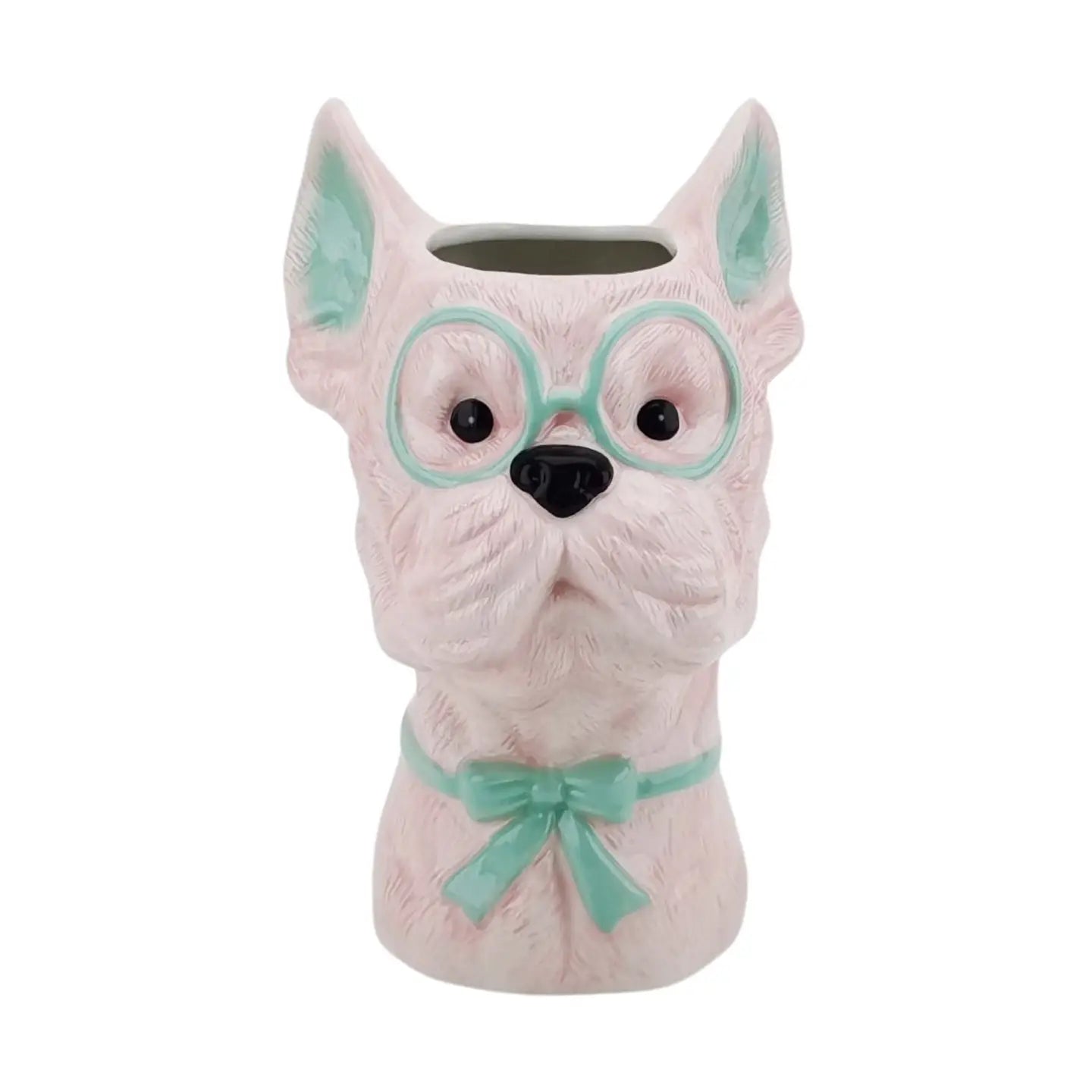 Cute dog vase