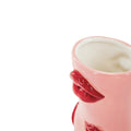 Boot with lips vase