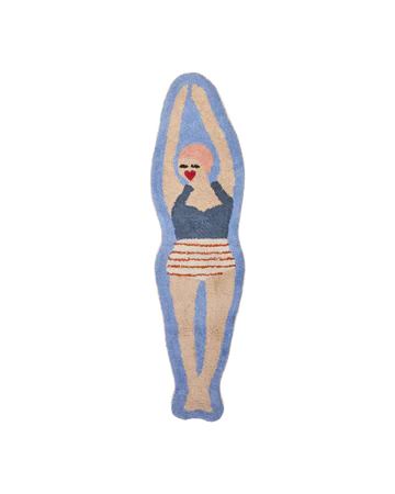 Retro swimster-Tufted Floor Mat