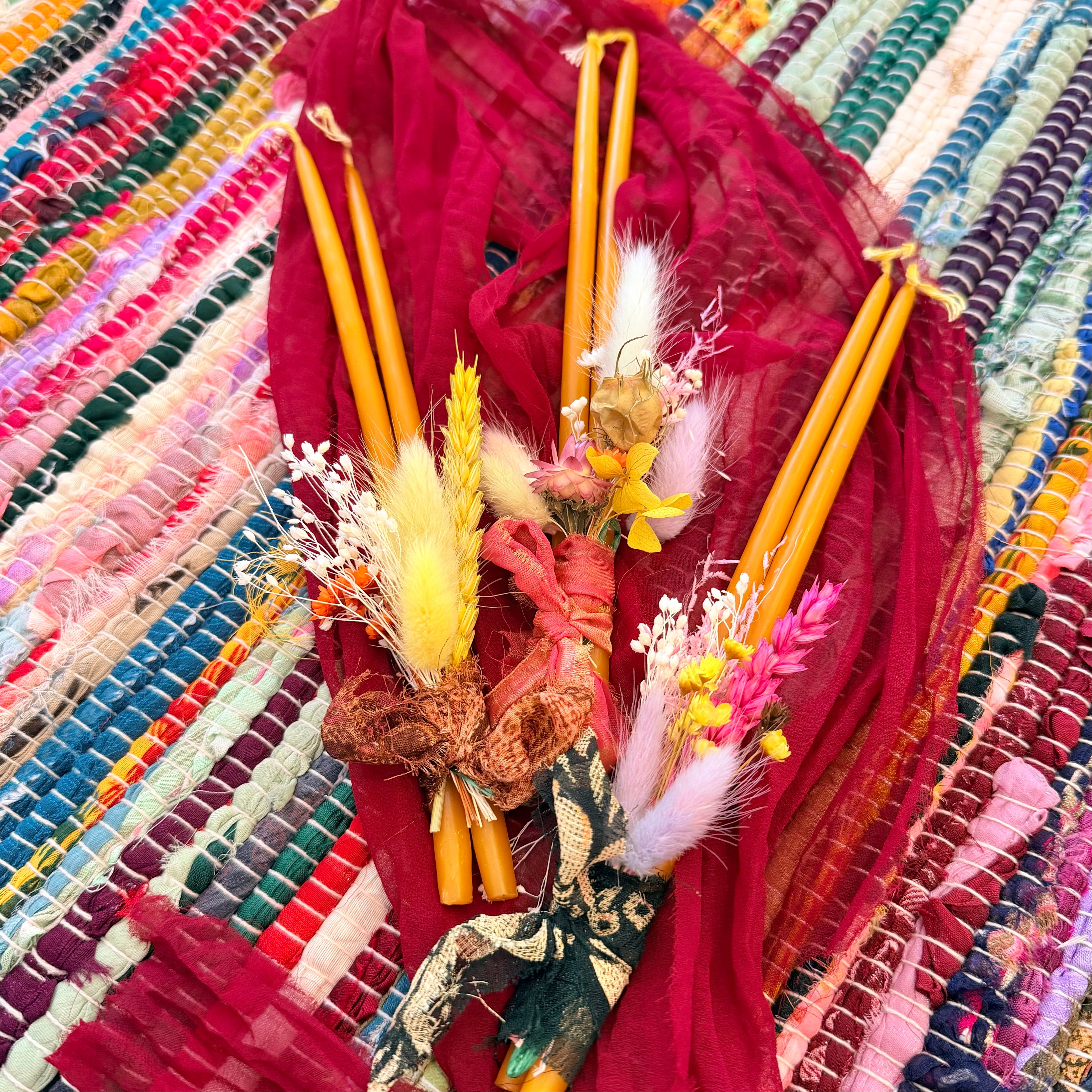 Double Beeswax mini candles