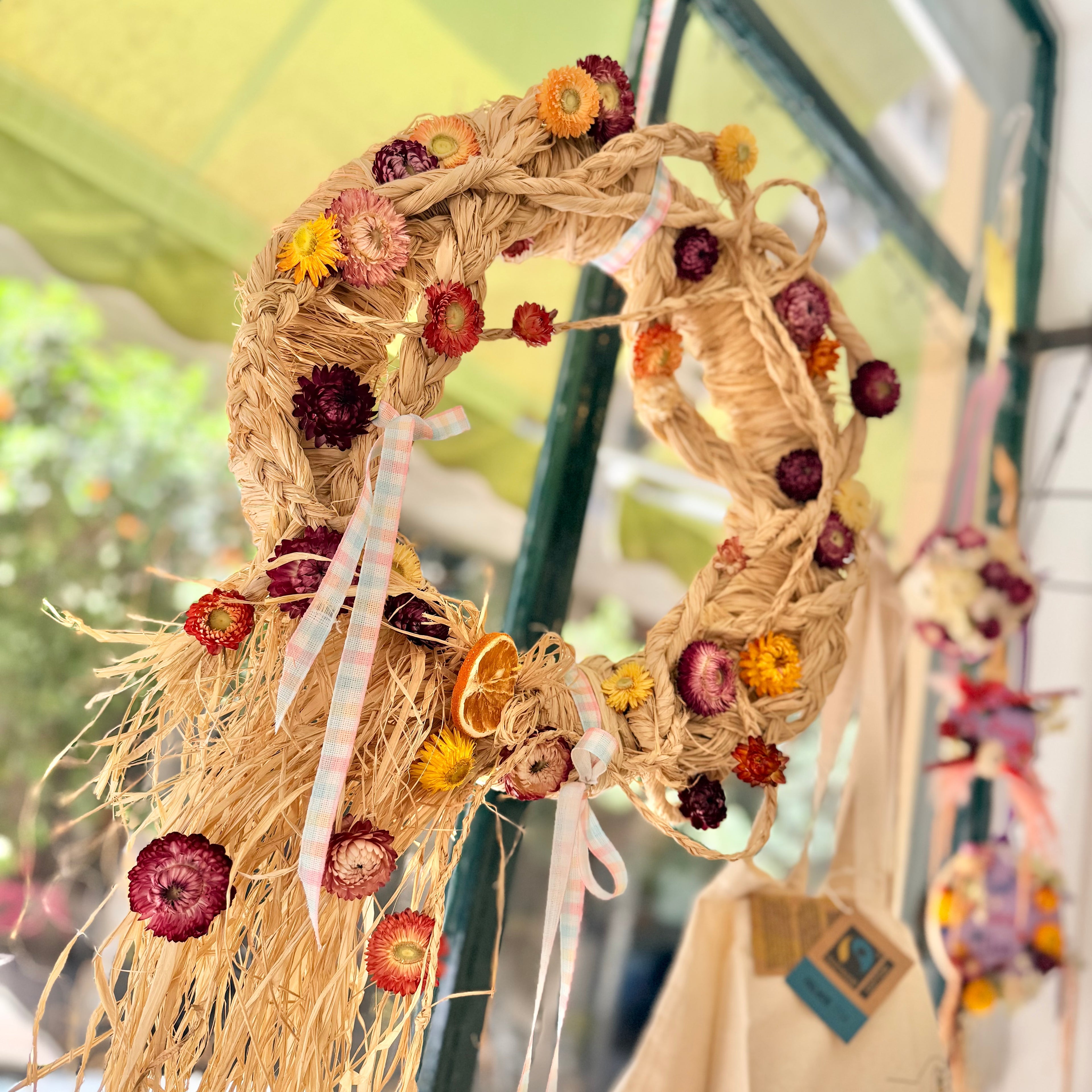 Raffia Wreath