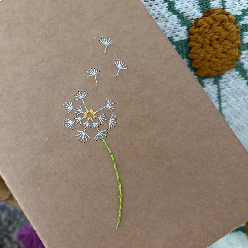 Notebook with embroidered flowers 3