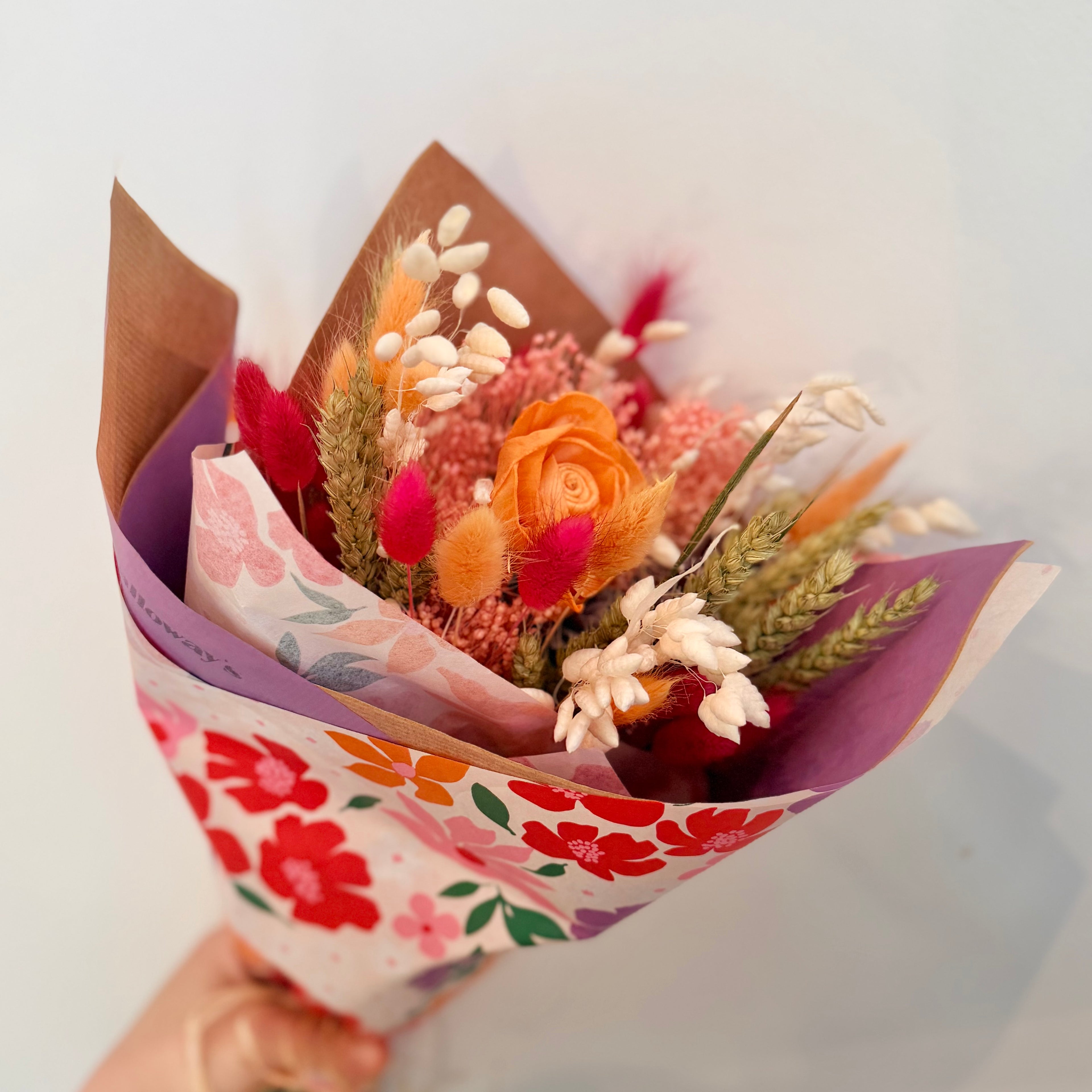 Peach Paloma Sola Bouquet
