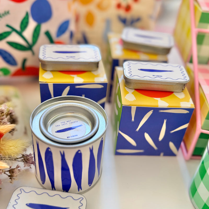 Sardines (sea salt) soy candle