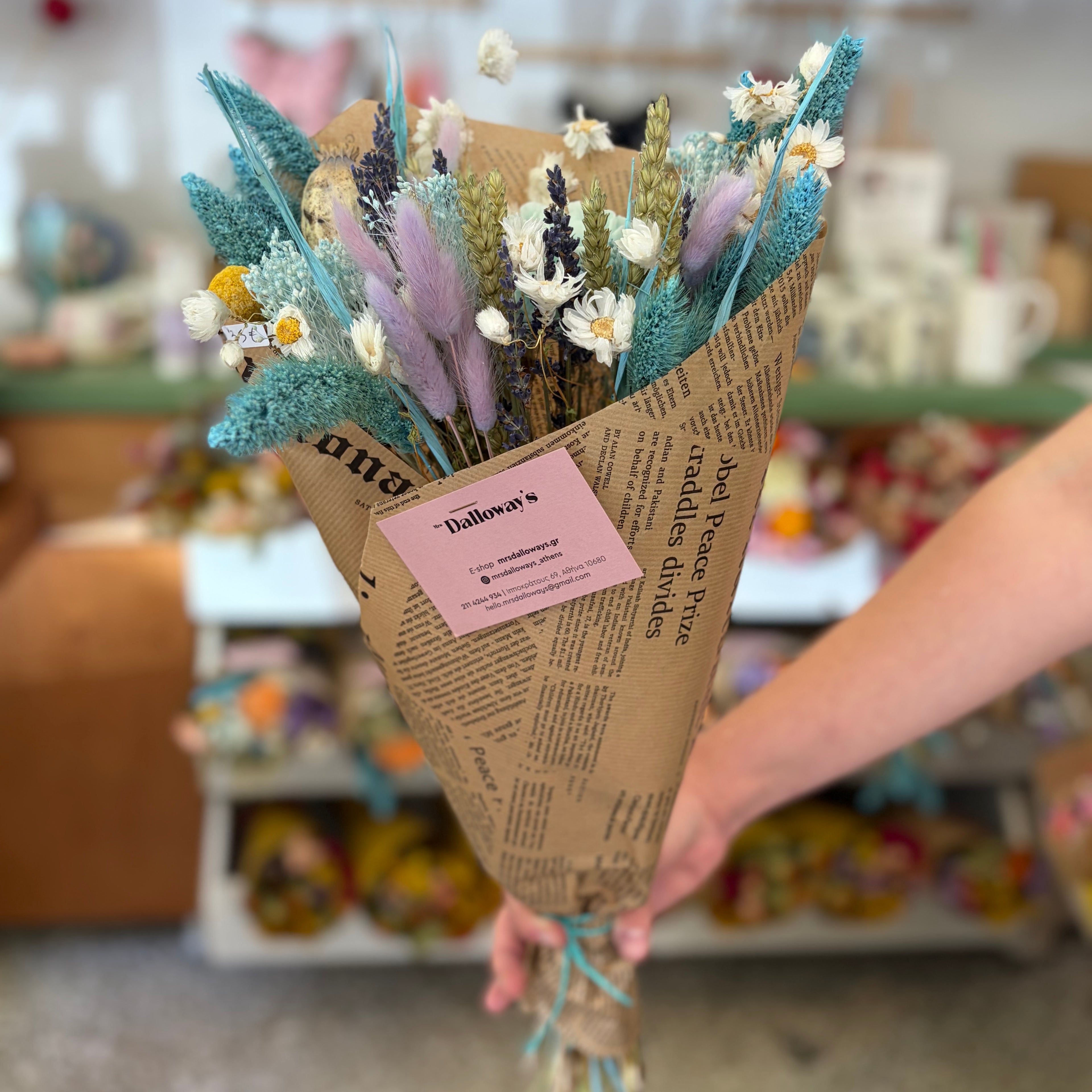 Aegean Waters Candle Bouquet