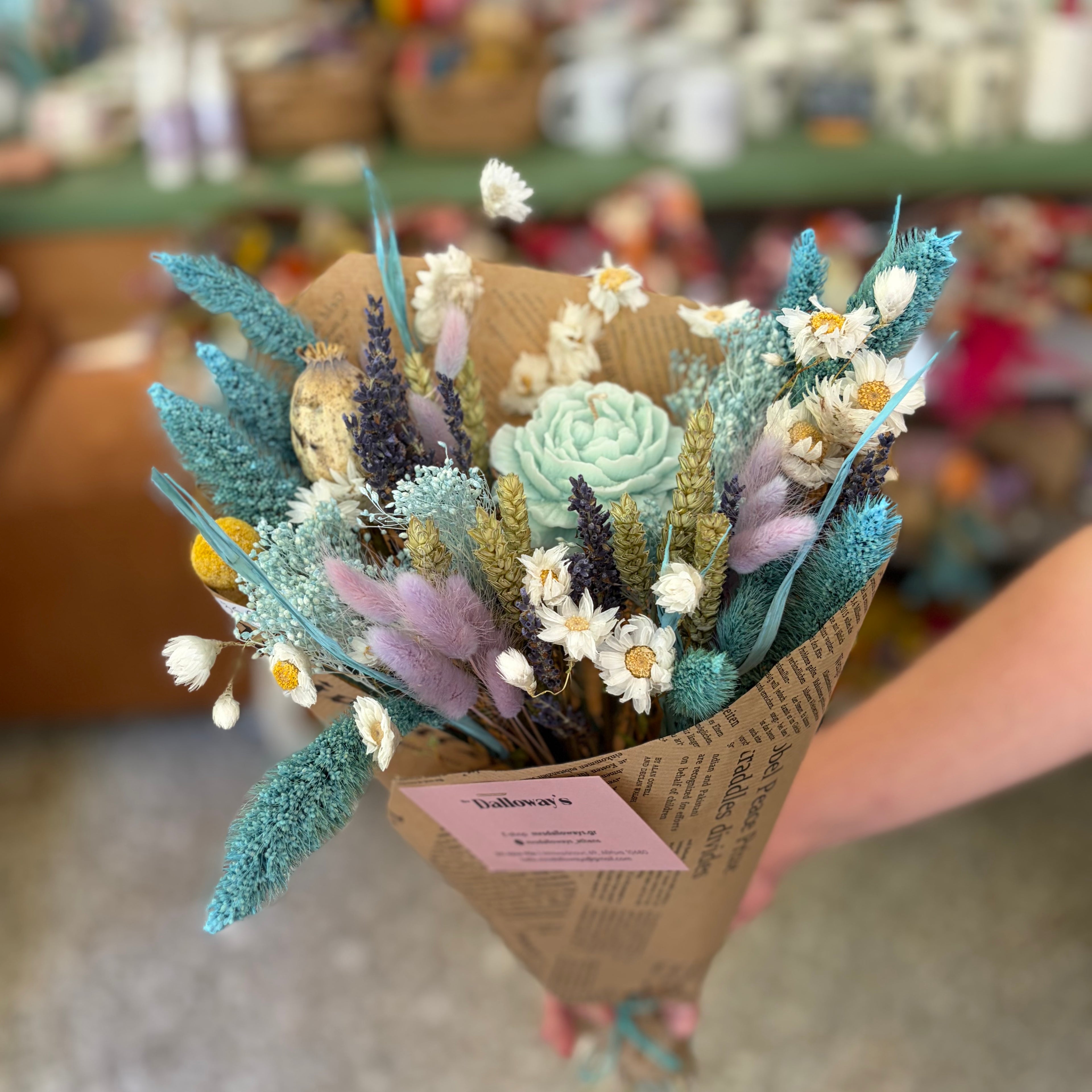 Aegean Waters Candle Bouquet