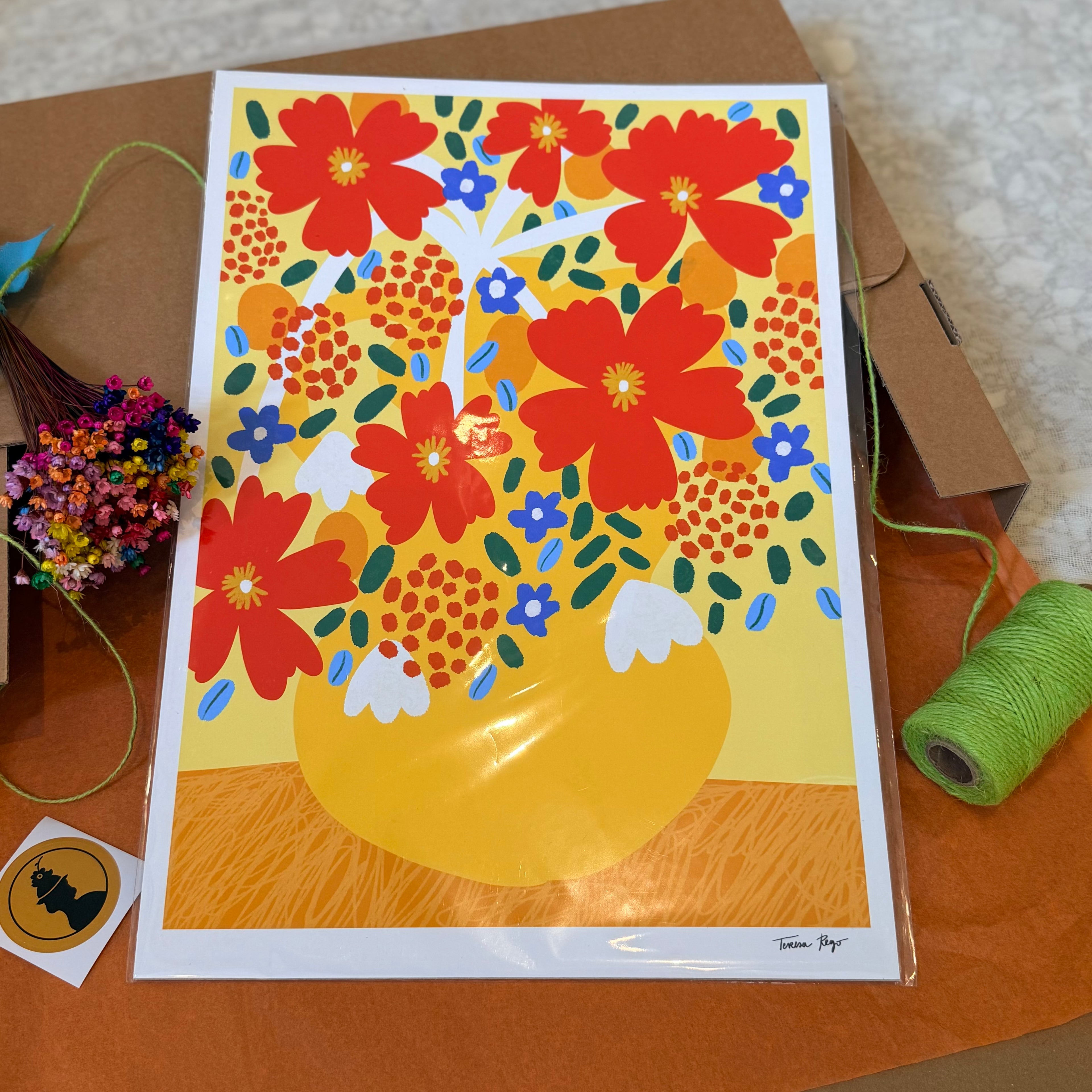 Floral Envelope Gift Box