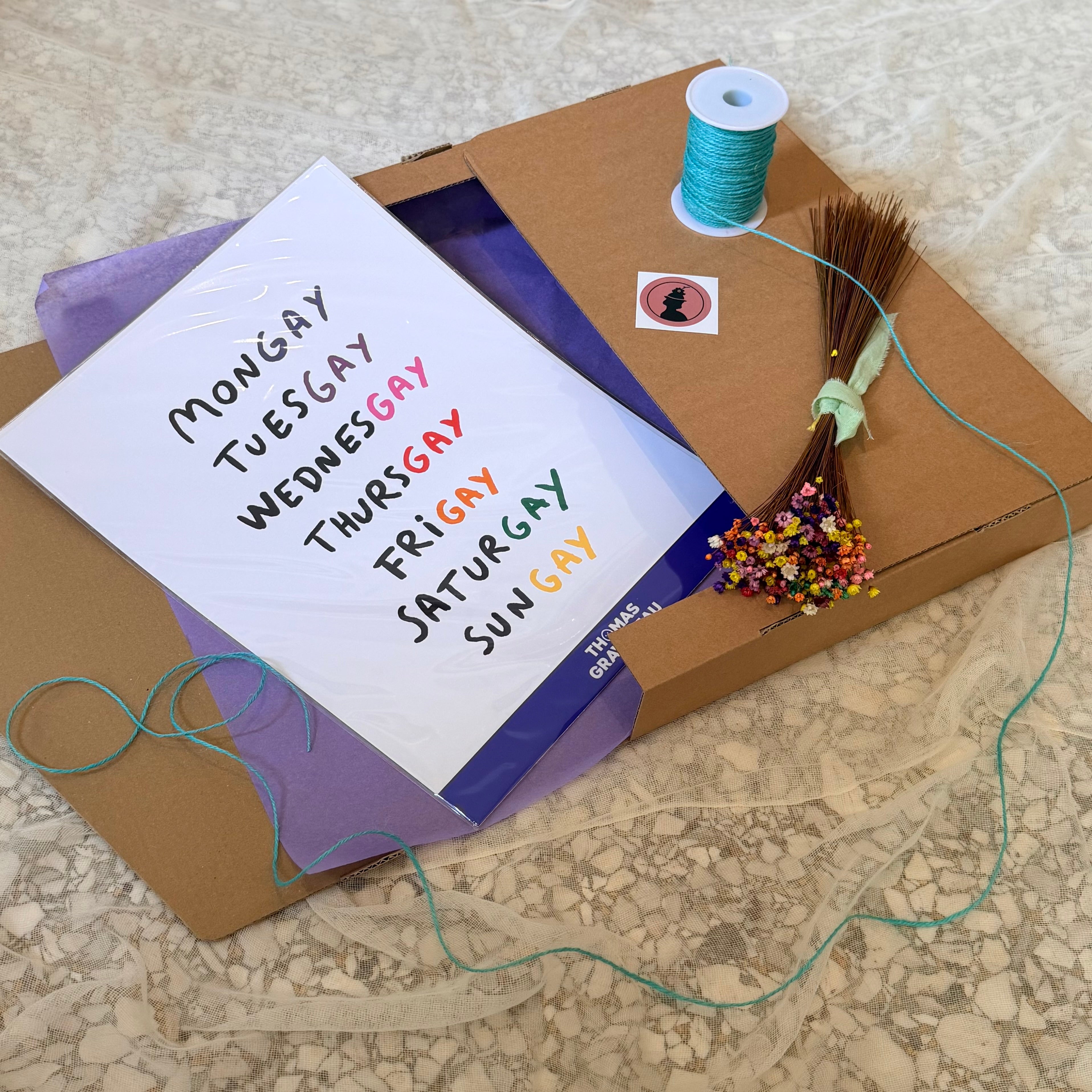 "Rainbow Days" Envelope Gift Box
