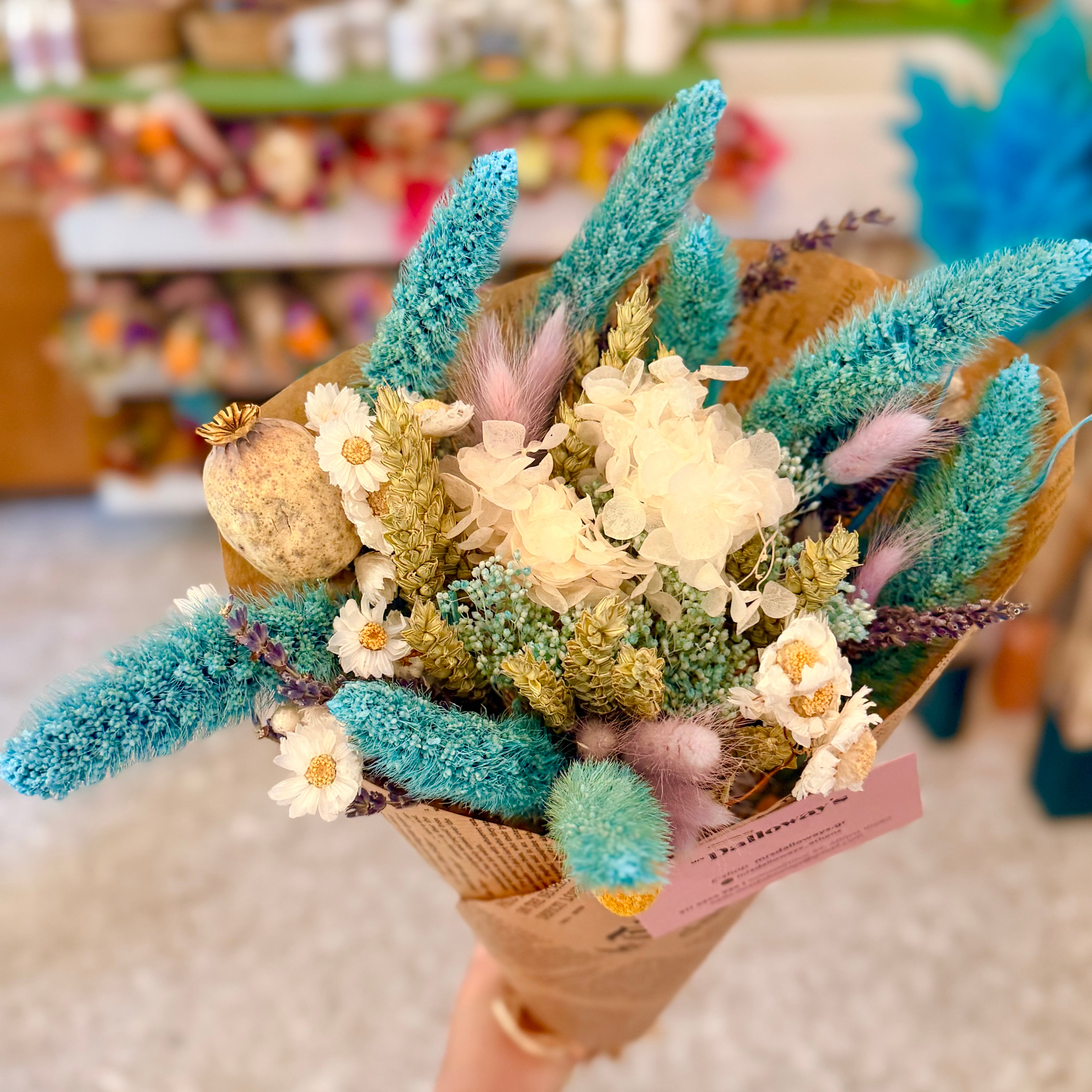 Aegean Waters Hydrangea Bouquet
