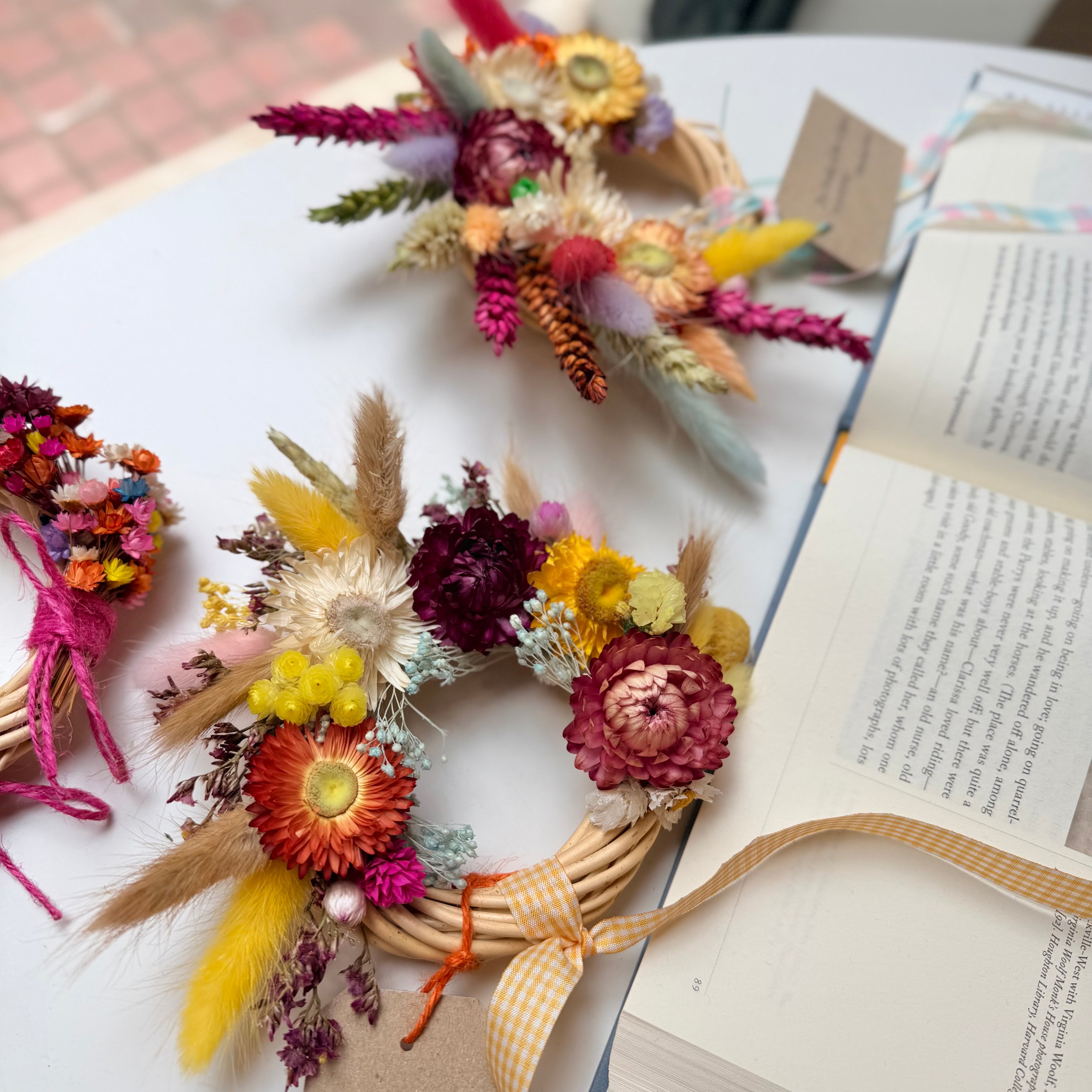 Mini spring wreath