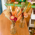 Glass vase with flowers