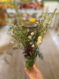 Glass vase with flowers