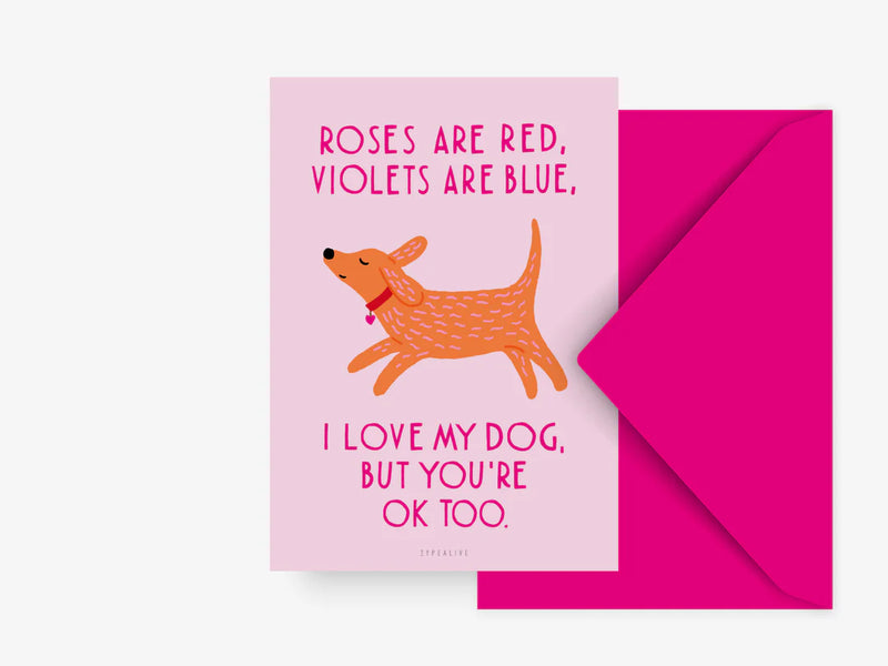 Love my dog card