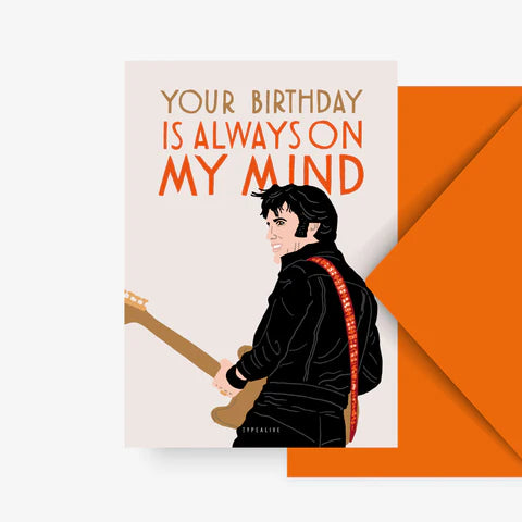 Always on my Mind Card Birthday