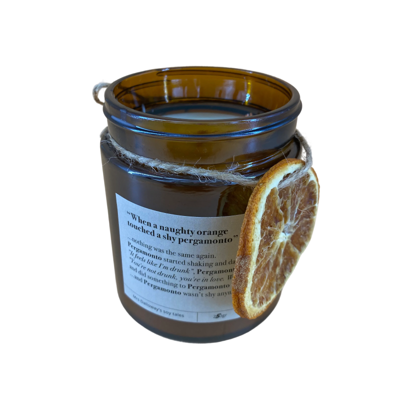 When a naughty orange touched a shy pergamonto