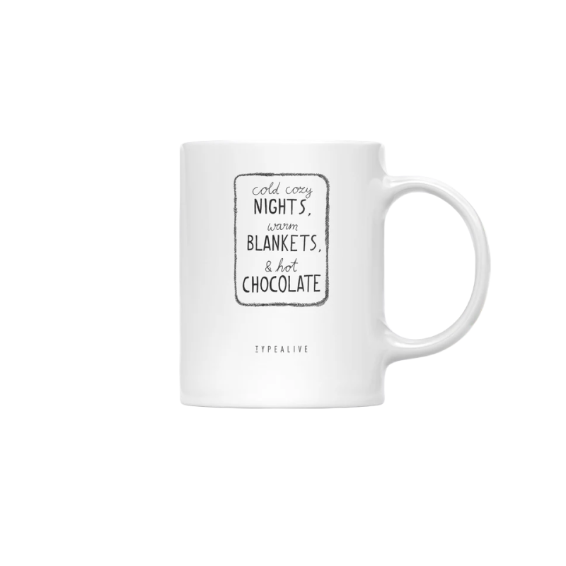 Κούπα “Cozy nights, hot chocolate”
