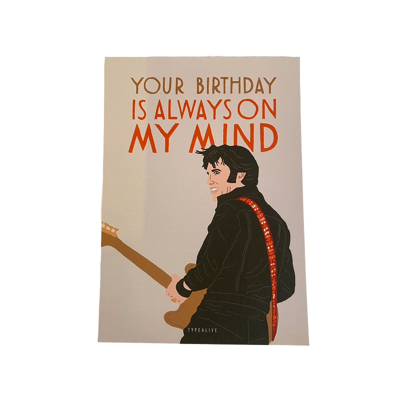 Always on my Mind Card Birthday