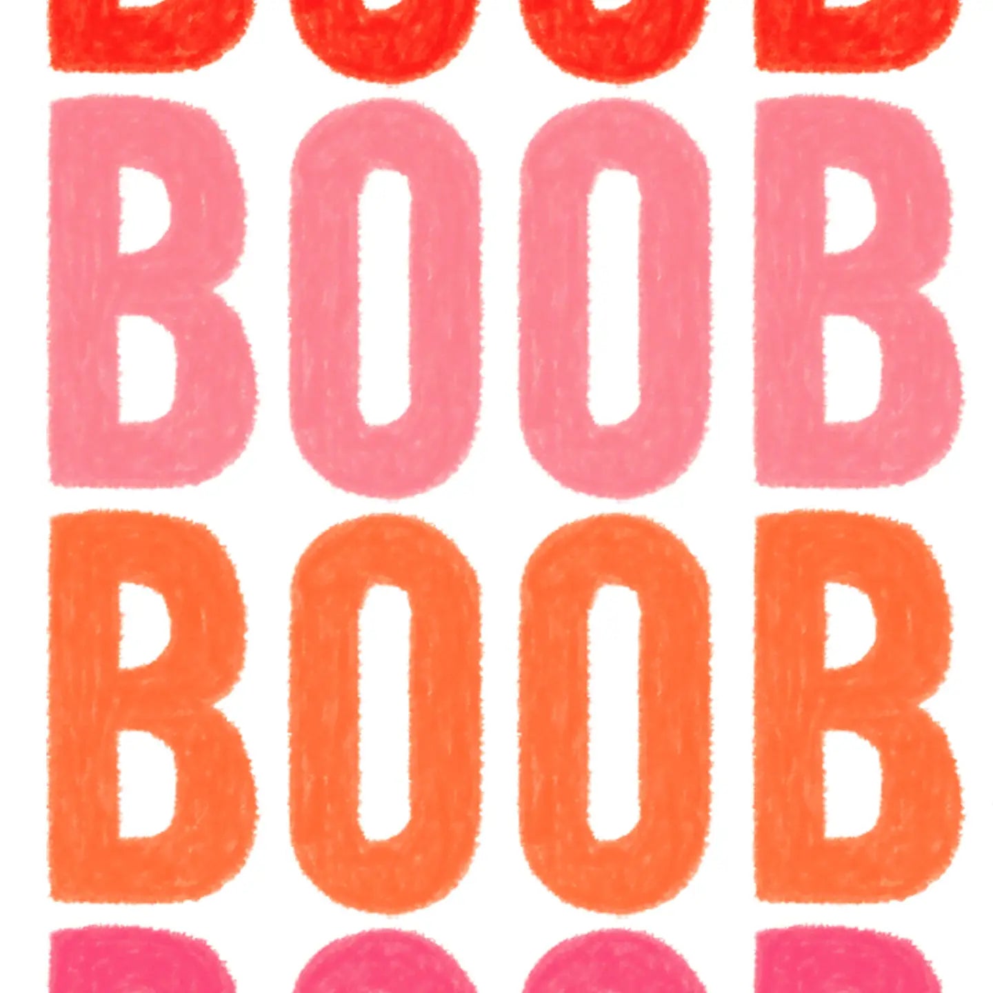 Boobs Out Poster (A3)