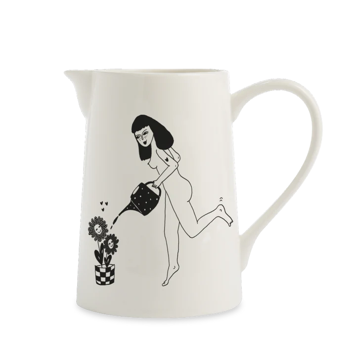Happy flowers jug