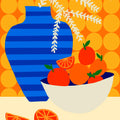 Oranges On Retro Kitchen