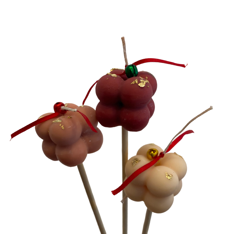 Christmas Cube on Stem