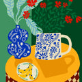 Porcelain and Carnations