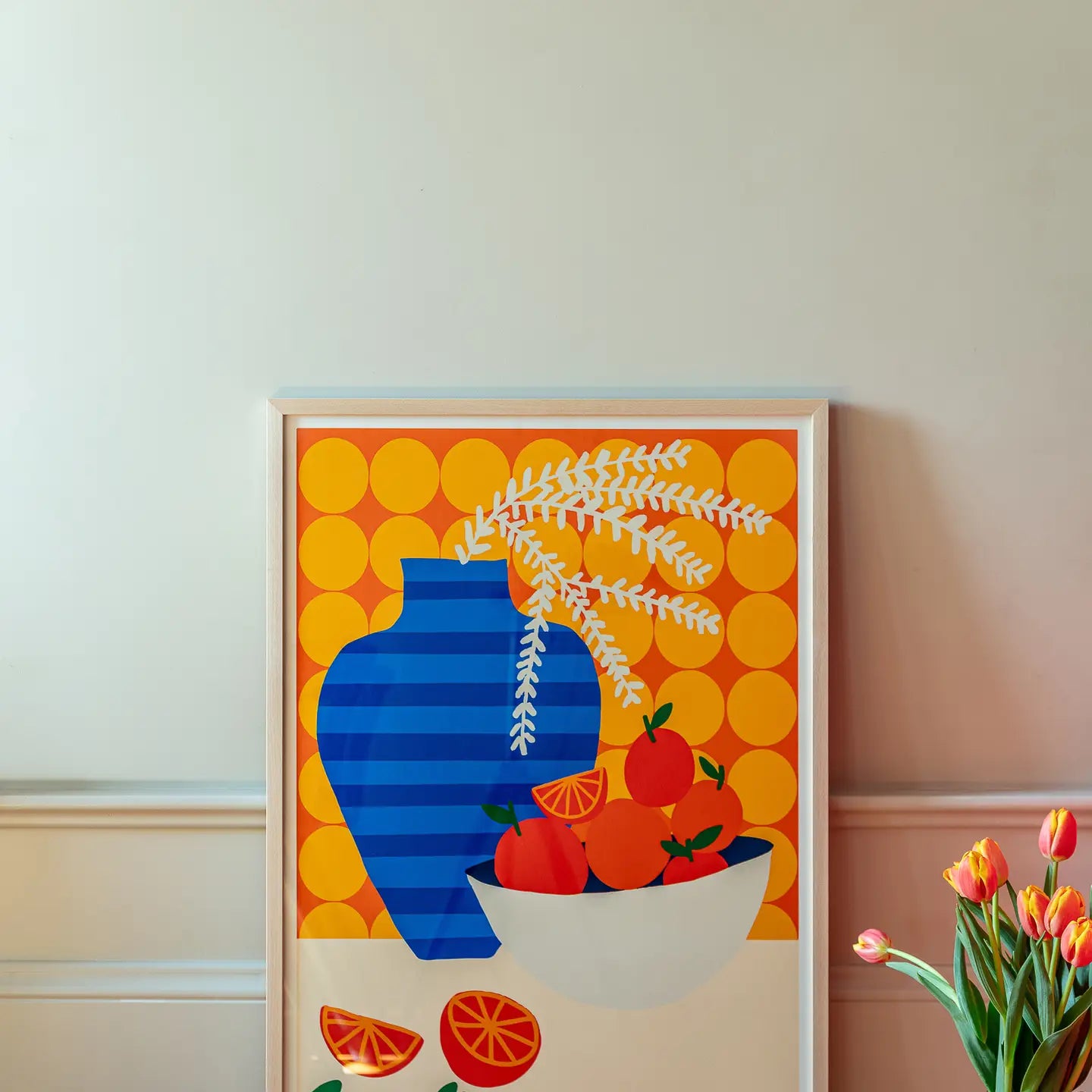 Oranges On Retro Kitchen