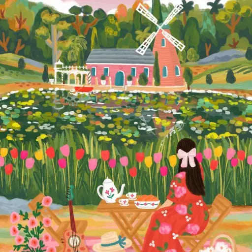 1000 Piece Puzzle-At the Lake