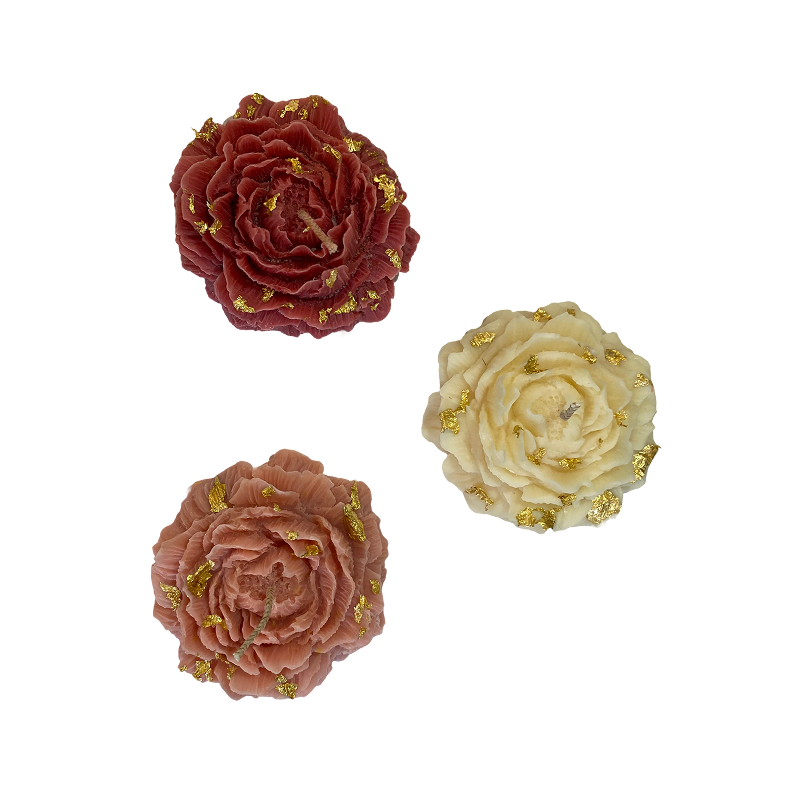 “Christmas Flower” Soy Candle