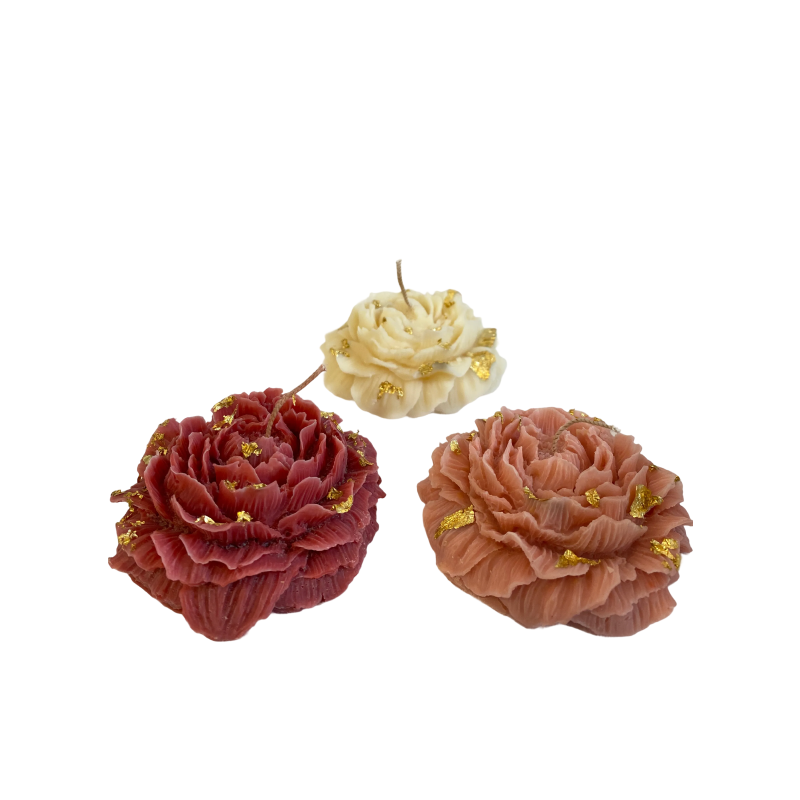 “Christmas Flower” Soy Candle