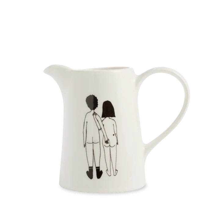 Naked couple (back) small jug
